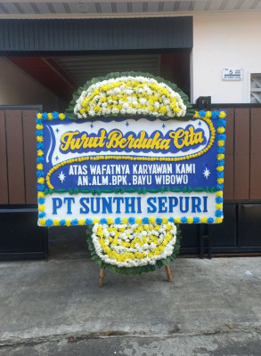 Papan Bunga Duka di Bandongan